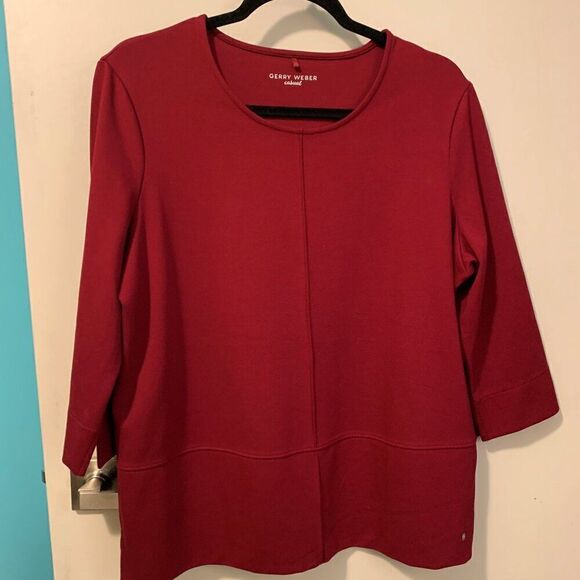 ShoesTahari stacked heel pump, EUC, sz 7 1/2, fabric upper, fuchsia, navy, sage - Picture 12 of 16